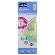 Load image into Gallery viewer, Chicco Well Being Feeding Bottle Green - 150 ml
