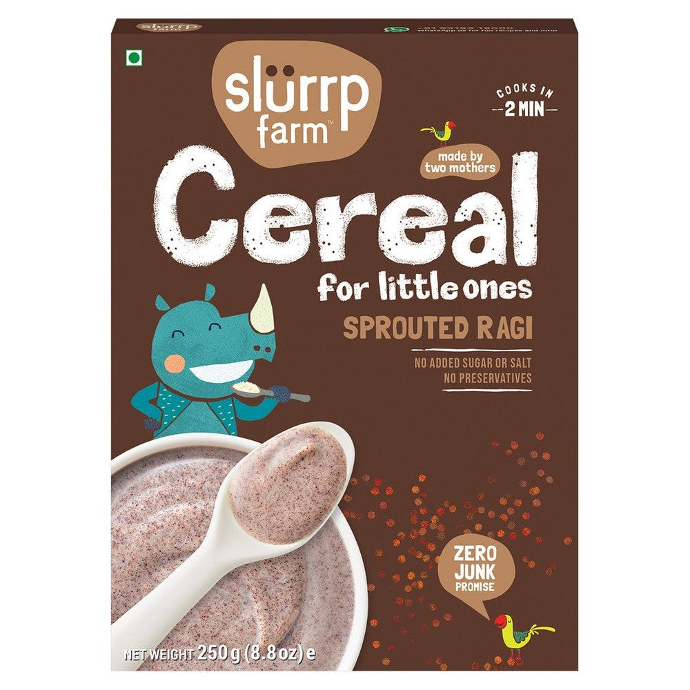 Slurrp Farm Sprouted Ragi Cereal - 250gm