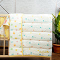 Yellow Heart And Speech Bubbles Organic Quilt