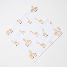 Load image into Gallery viewer, White Giraffe Printed Muslin Washcloth Pack Of 2
