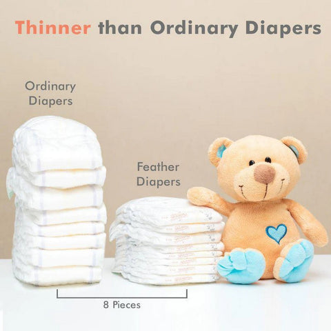 L Size Feather Baby Diaper Pant - 24 Pieces(9-14kg)