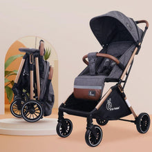 Load image into Gallery viewer, Grey Street Smart Auto Fold Stroller For Kids
