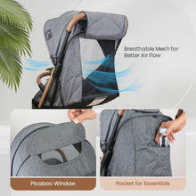Load image into Gallery viewer, Grey Street Smart Auto Fold Stroller For Kids
