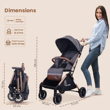 Load image into Gallery viewer, Grey Street Smart Auto Fold Stroller For Kids
