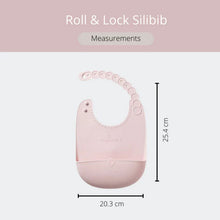 Load image into Gallery viewer, Roll And Lock Silicone Bib
