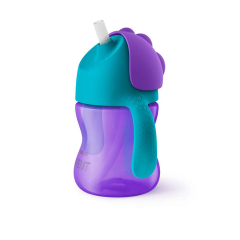 Purple And Blue Straw Cup 7 oz