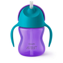 Load image into Gallery viewer, Purple And Blue Straw Cup 7 oz
