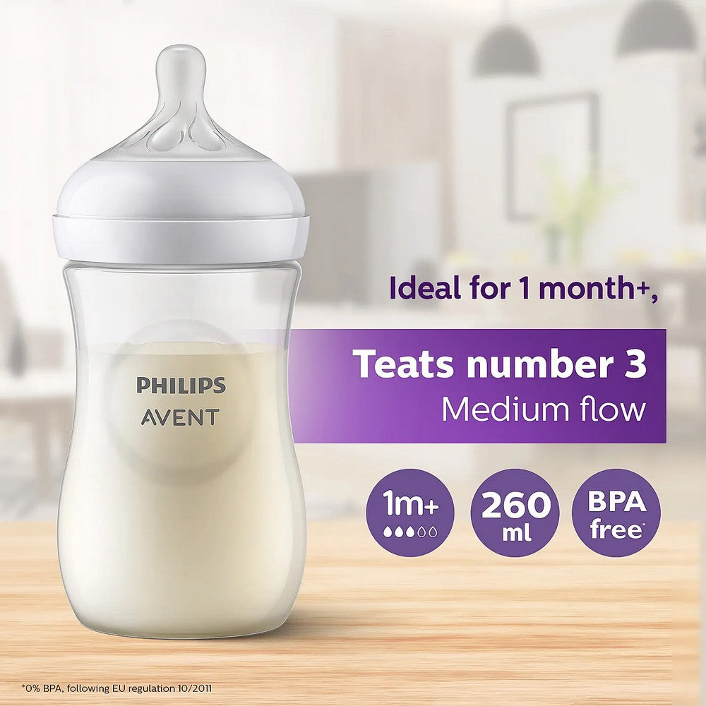 Natural Response Feeding Bottle - 260ml (1month+)