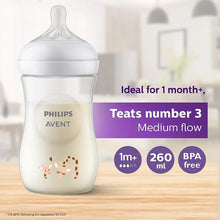 Load image into Gallery viewer, Natural Response Feeding Bottle- 260ml (1month+)
