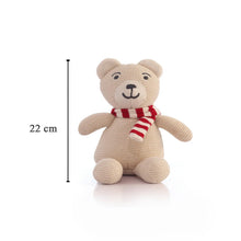 Load image into Gallery viewer, Mumma Bear Cotton Knitted Stuffed Soft Toy
