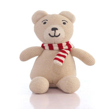 Load image into Gallery viewer, Mumma Bear Cotton Knitted Stuffed Soft Toy
