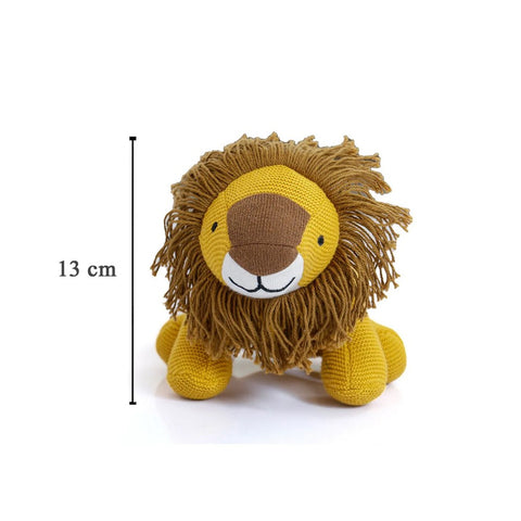 Baby Lion Cotton Knitted Stuffed Soft Toy