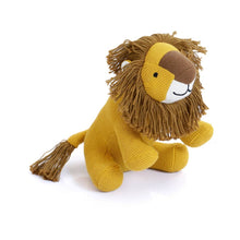 Load image into Gallery viewer, Baby Lion Cotton Knitted Stuffed Soft Toy
