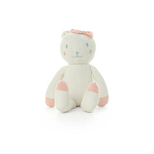 Load image into Gallery viewer, Ivory Berry Bunny Cotton Knitted Stuffed Soft Toy
