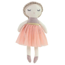 Load image into Gallery viewer, Ivory Ballerina Cotton Knitted Stuffed Soft Toy
