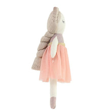 Load image into Gallery viewer, Ivory Ballerina Cotton Knitted Stuffed Soft Toy
