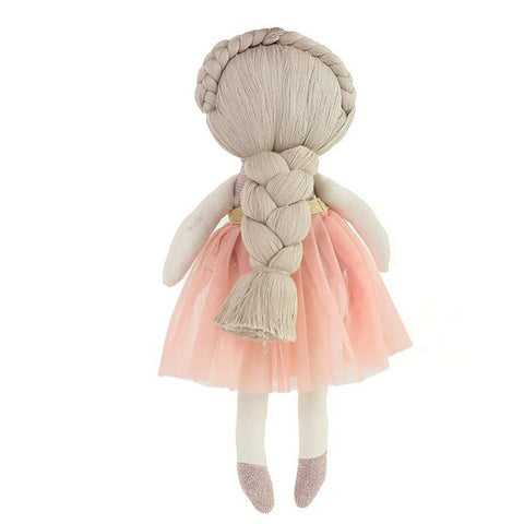 Ivory Ballerina Cotton Knitted Stuffed Soft Toy