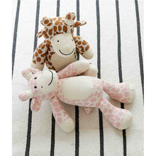 Load image into Gallery viewer, Pink Tall Giraffe Cotton Knitted Stuffed Soft Toy
