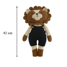 Load image into Gallery viewer, Little Leo Cotton Knitted Stuffed Soft Toy
