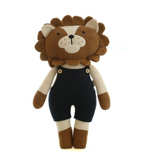 Load image into Gallery viewer, Little Leo Cotton Knitted Stuffed Soft Toy
