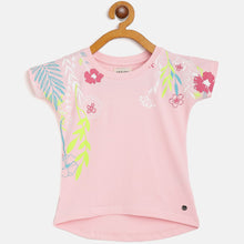 Load image into Gallery viewer, Pink Tropical Printed Top
