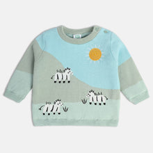 Load image into Gallery viewer, Blue Animal Theme Sweater With Bottom
