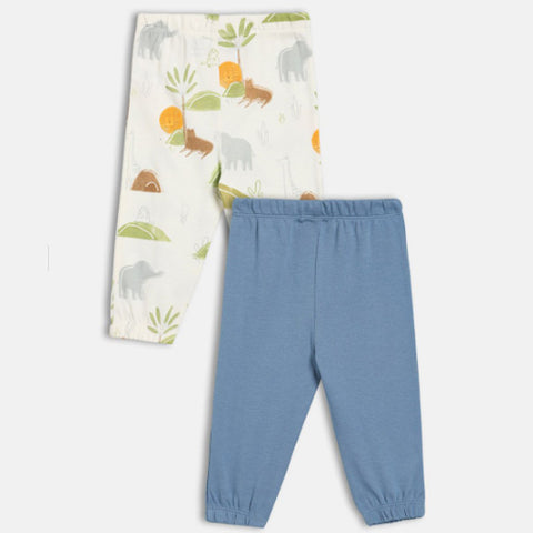 Jungal Theme Regular Trousers - Pack Of 2