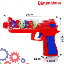 Load image into Gallery viewer, Transparent Gear Toy Gun For Kids
