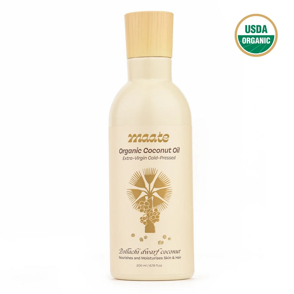 Organic Coconut Oil Nourishes And Moisturises Skin & Hair- 200ml