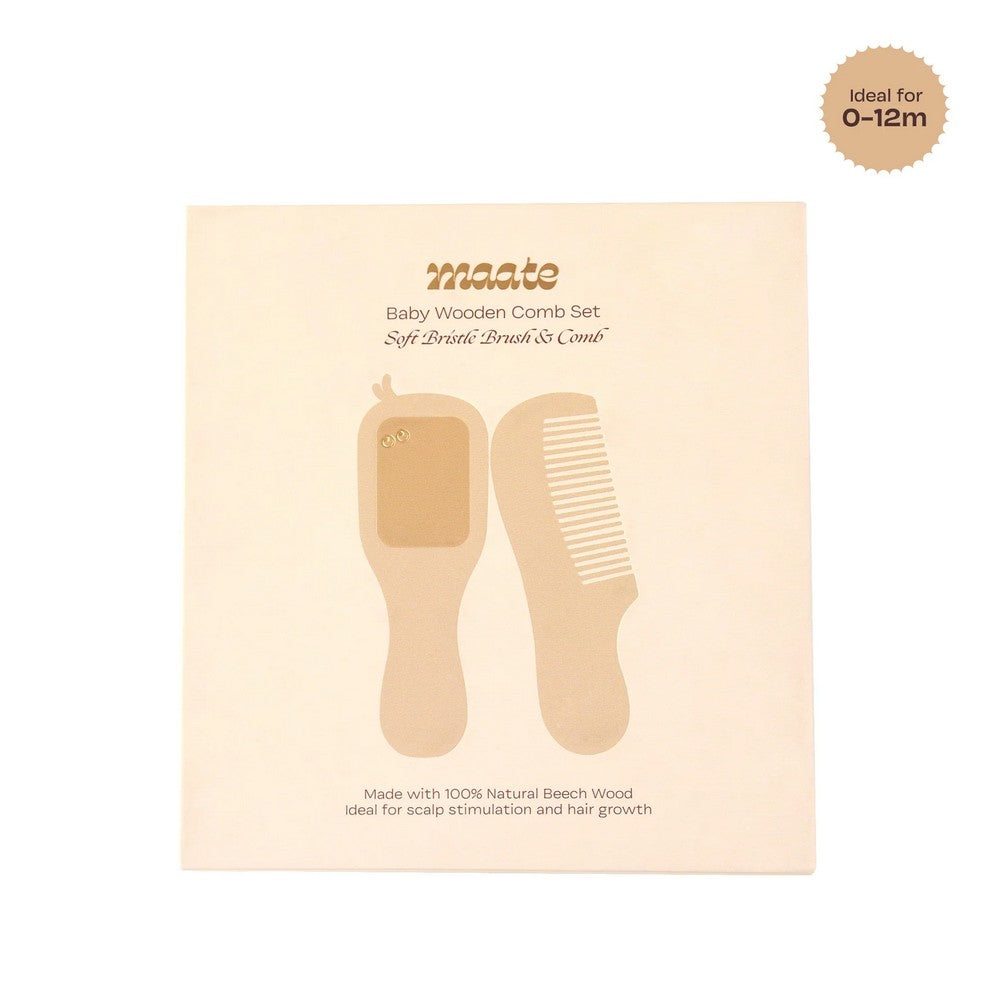 Baby Wooden Comb Set