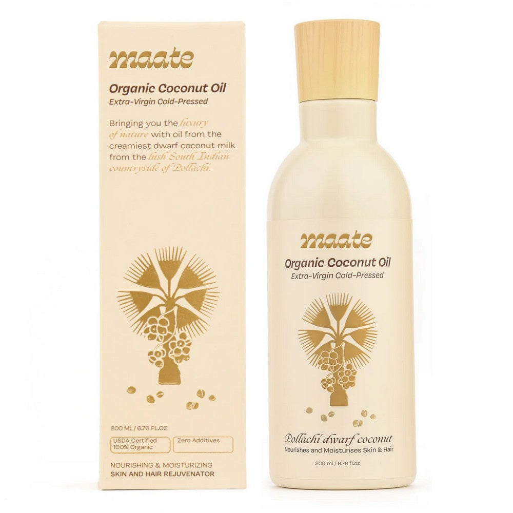 Organic Coconut Oil Nourishes And Moisturises Skin & Hair- 200ml
