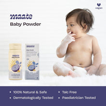 Load image into Gallery viewer, Maate Ayurvedic Baby Powder Talc Free 100% Natural- 100gm
