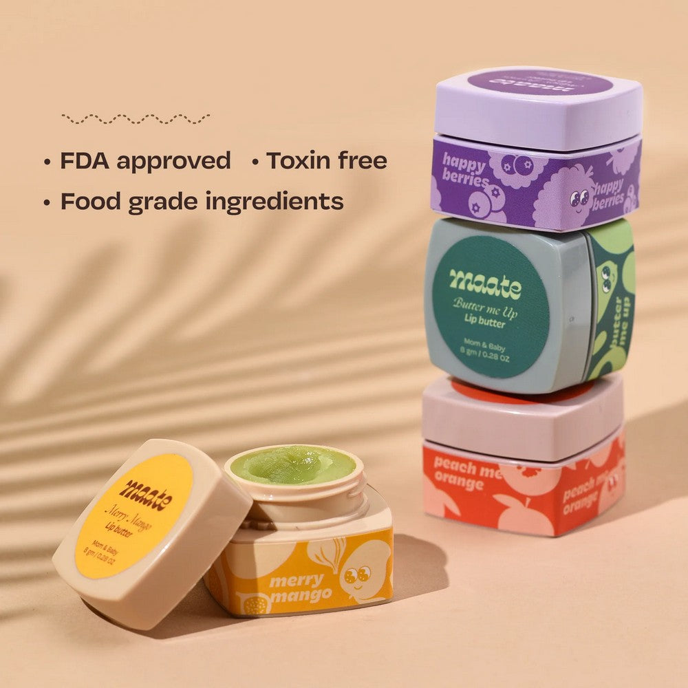 Happy Berries Lip Butter 100% Natural FDA Approved
