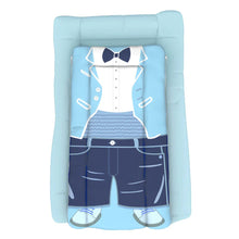 Load image into Gallery viewer, Blue Suit Up Theme Baby Organic Carry Nest
