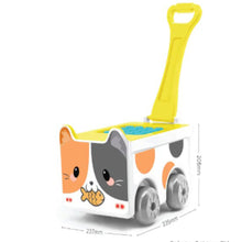 Load image into Gallery viewer, Cat Building Blocks In Trolley Container - 30 Pieces
