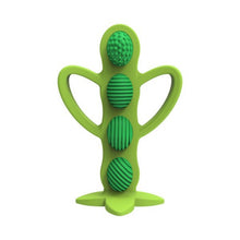Load image into Gallery viewer, Green Peapod Teether Plus Training Toothbrush
