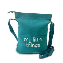 Load image into Gallery viewer, Teal Mama`s Bag My lil things
