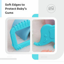 Load image into Gallery viewer, Blue Elephant Silicone Teether
