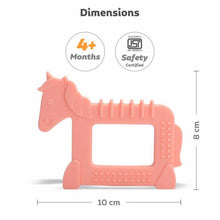 Load image into Gallery viewer, Orange Horse Silicone Teether
