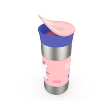 Load image into Gallery viewer, Pink Sizzle 360° Stainless Steel Insulated Tumbler- 390ml
