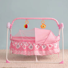 Load image into Gallery viewer, Infantso Deluxe Baby Cradle-Pink &amp; Grey
