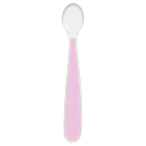 Chicco Soft Silicone Spoon Pack Of 2 - Pink