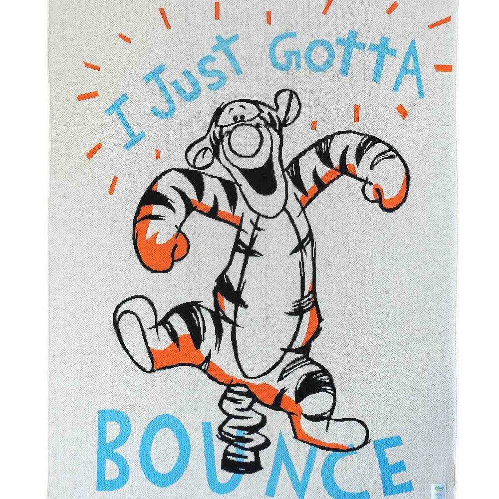 Pooh Tiger Disney Cotton Knitted AC Blanket