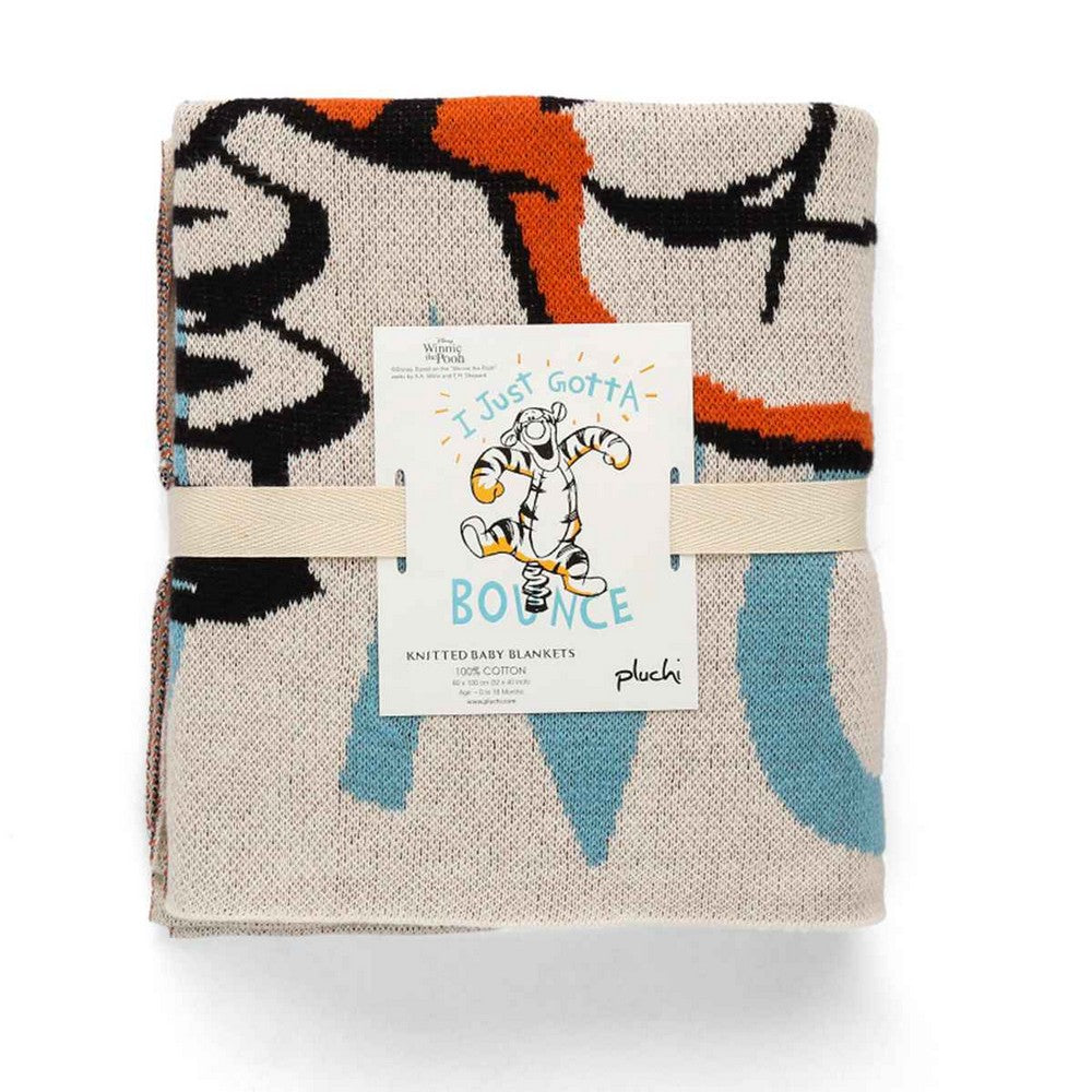 Pooh Tiger Disney Cotton Knitted AC Blanket