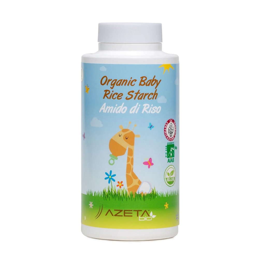 Organic Baby Rice Starch Diaper Rash Powder 100ml Greenbell