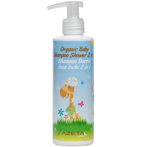 200ml Organic Baby Shampoo 2 In 1 Incha Inchi