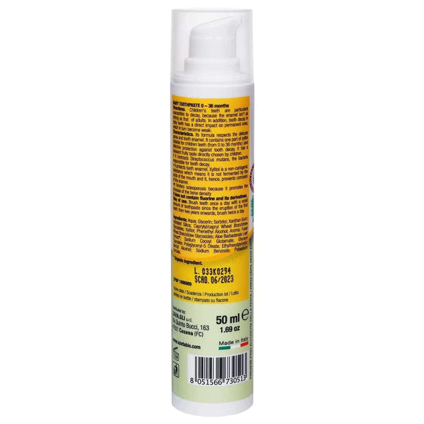 Organic Baby Toothpaste Banana Flavor - 50ml