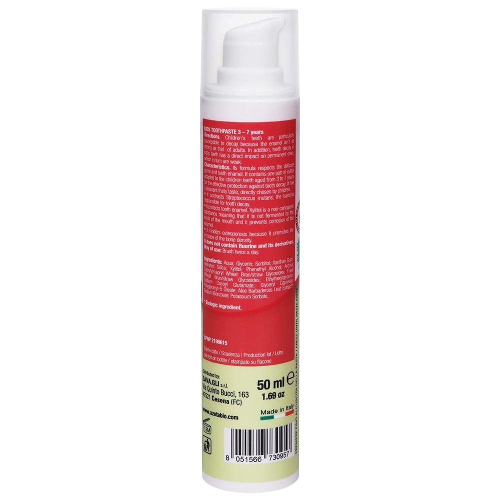 Organic Baby Toothpaste Raspberry Flavor - 50ml