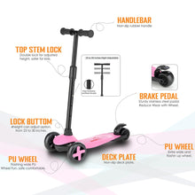 Load image into Gallery viewer, Kick Ride Kids Scooter
