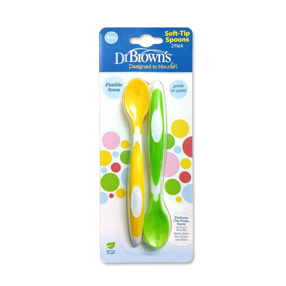 Soft Tip Silicone Spoons- Pack Of 2